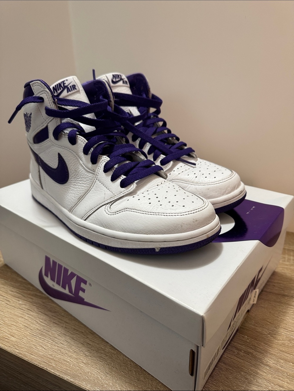 Jordan 1 Retro High Women’s Court Purple